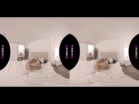 ❤️ PORNBCN VR اثنين من المثليات الشابات يستيقظون في حالة شبق في الواقع الافتراضي 4K 180 ثلاثي الأبعاد جنيف بيلوتشي كاترينا مورينو جودة الإباحية